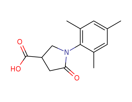 5-OXO-1-(2,4,6-TRIMETHYL-PHENYL)-PYRROLIDINE-3-CARBOXYLIC ACID