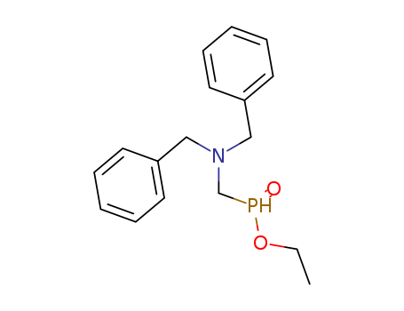 Phosphinic acid, [[bis(phenylmethyl)amino]methyl]-, ethyl ester