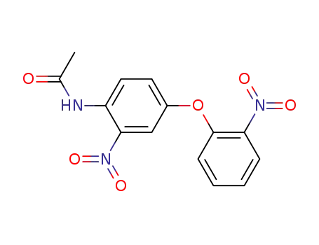 Molecular Structure of 393163-32-1 (Acetamide, N-[2-nitro-4-(2-nitrophenoxy)phenyl]-)