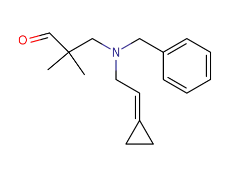 3-[benzyl(2-cyclopropylideneethyl)amino]-2,2-dimethylpropanal