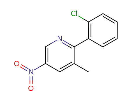 2-(2-Chlorophenyl)-3-methyl-5-nitropyridine