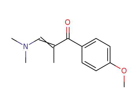 Molecular Structure of 208529-38-8 (2-Propen-1-one, 3-(dimethylamino)-1-(4-methoxyphenyl)-2-methyl-)