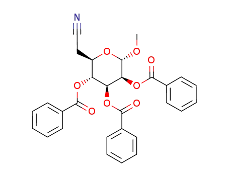 methyl 2,3,4-tribenzoyl-6-cyano-α-D-mannopyranoside