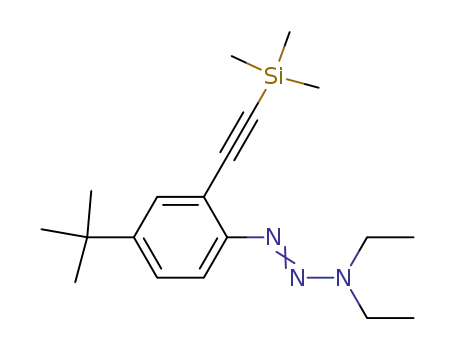 1-Triazene,
1-[4-(1,1-dimethylethyl)-2-[2-(trimethylsilyl)ethynyl]phenyl]-3,3-diethyl-