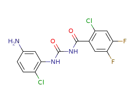 1-(5-amino-2-chlorophenyl)-3-(2-chloro-4,5-difluorobenzoyl)urea