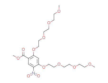 Benzoic acid, 2,4-bis[2-[2-(2-methoxyethoxy)ethoxy]ethoxy]-5-nitro-,
methyl ester