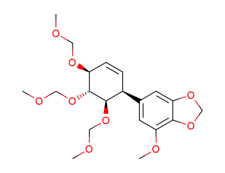 6-((1S,4S,5R,6S)-4,5,6-tris(methoxymethoxy)cyclohex-2-enyl)-4-methoxybenzo[d][1,3]dioxole