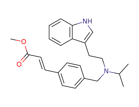 (2E)-3-[4-([[2-(1H-indol-3-yl)ethyl](1-methylethyl)amino]methyl)phenyl]-2-propenoic acid methyl ester