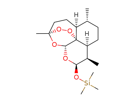 Molecular Structure of 140658-34-0 (10β-(trimethylsilyloxy)dihydroartemisinin)