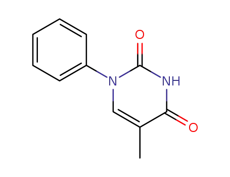 Molecular Structure of 1484-93-1 (5-methyl-1-phenylpyrimidine-2,4(1H,3H)-dione)