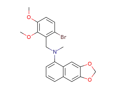 N-(6-bromo-2,3-dimethoxybenzyl)-N-methyl-6,7-methylenedioxy-1-naphthylamine