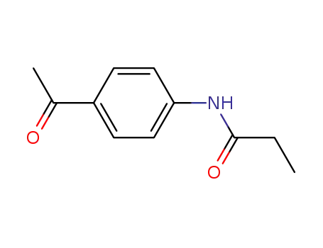 Molecular Structure of 7470-51-1 (N-(4-acetylphenyl)propanamide)