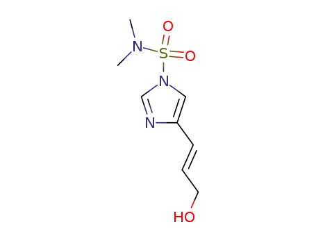Molecular Structure of 610768-33-7 ((2E)-3-(1-dimethylsulfamoyl-1H-imidazol-4-yl)prop-2-en-1-ol)