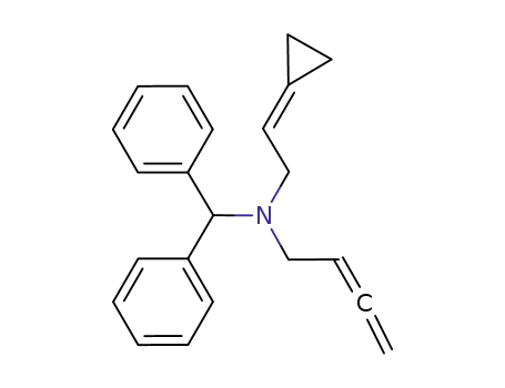 N-benzhydryl-N-(2-cyclopropylideneethyl)buta-2,3-dien-1-amine