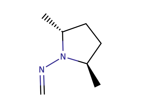 Molecular Structure of 834880-36-3 (1-Pyrrolidinamine, 2,5-dimethyl-N-methylene-, (2R,5R)-)