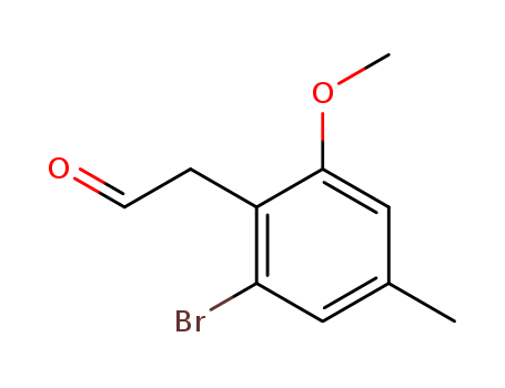 Benzeneacetaldehyde, 2-bromo-6-methoxy-4-methyl-
