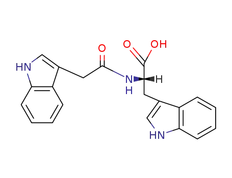 Molecular Structure of 57105-53-0 (Tryptophan, N-indol-3-ylacetyl- (6CI))