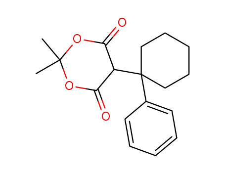 1,3-Dioxane-4,6-dione, 2,2-dimethyl-5-(1-phenylcyclohexyl)-