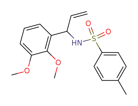 Molecular Structure of 824390-91-2 (Benzenesulfonamide, N-[1-(2,3-dimethoxyphenyl)-2-propenyl]-4-methyl-)