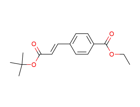 Benzoic acid, 4-[(1E)-3-(1,1-dimethylethoxy)-3-oxo-1-propenyl]-, ethyl
ester