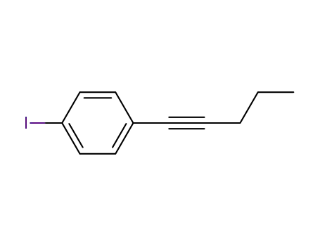 1-iodo-4-(pent-1-ynyl)benzene