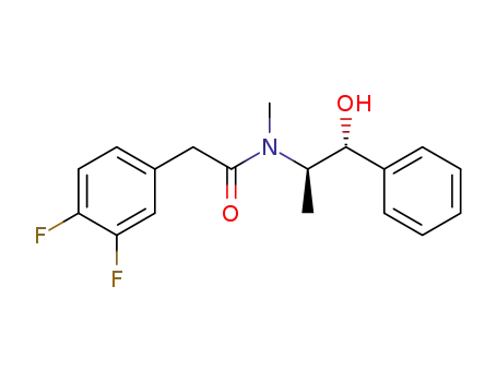 Molecular Structure of 440370-30-9 ((1R,2R)-2-(3,4-difluorophenyl)-N-(2-hydroxy-1-methyl-2-phenylethyl)-N-methyl acetamide)