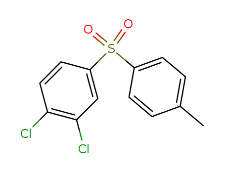 Molecular Structure of 143538-80-1 (Benzene, 1,2-dichloro-4-[(4-methylphenyl)sulfonyl]-)