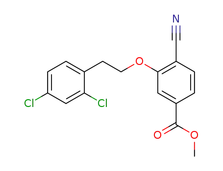 4-Cyano-3-[2-(2,4-dichloro-phenyl)-ethoxy]-benzoic acid methyl ester