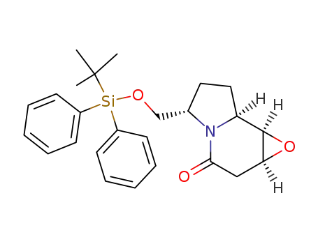 (3S,7S,8R,9S)-3-(tert-butyldiphenylsilanyloxymethyl)-7,8-oxahexahydroindolizin-5-one