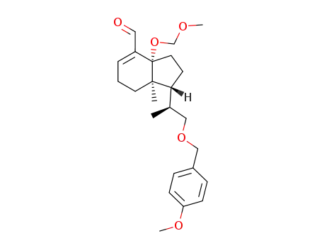 (1R,3aR,7aR)-1-[(S)-2-(4-Methoxy-benzyloxy)-1-methyl-ethyl]-3a-methoxymethoxy-7a-methyl-2,3,3a,6,7,7a-hexahydro-1H-indene-4-carbaldehyde