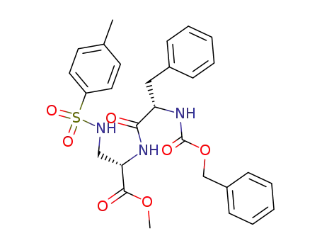 (S)-2-((S)-2-Benzyloxycarbonylamino-3-phenyl-propionylamino)-3-(toluene-4-sulfonylamino)-propionic acid methyl ester