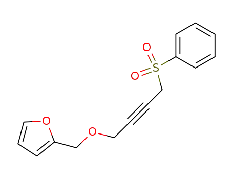 Furan, 2-[[[4-(phenylsulfonyl)-2-butynyl]oxy]methyl]-