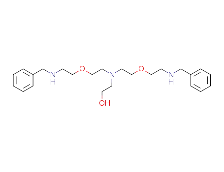 Molecular Structure of 587874-98-4 (Ethanol, 2-[bis[2-[2-[(phenylmethyl)amino]ethoxy]ethyl]amino]-)