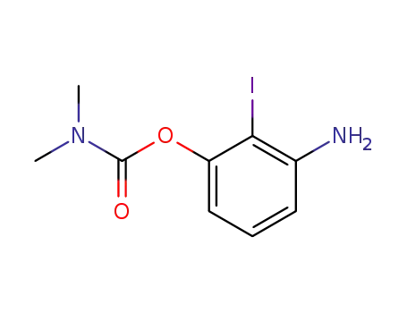 dimethylcarbamic acid 3-amino-2-iodophenyl ester