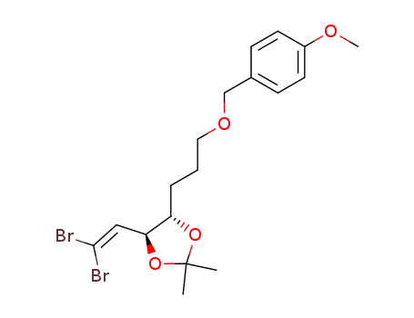 4-(2,2-dibromovinyl)-5-[3-(4-methoxybenzyloxy)propyl]-2,2-dimethyl-[1,3]dioxolane
