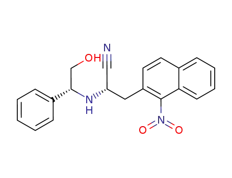 (S)-2-((R)-2-Hydroxy-1-phenyl-ethylamino)-3-(1-nitro-naphthalen-2-yl)-propionitrile