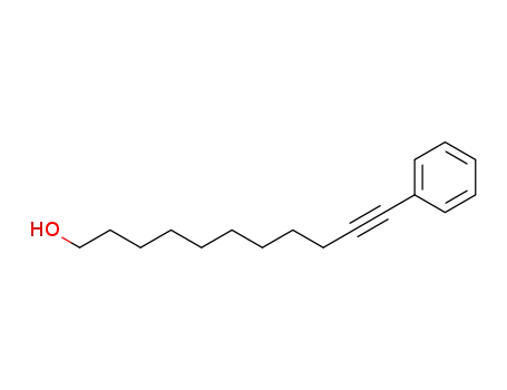 Molecular Structure of 473932-31-9 (10-Undecyn-1-ol, 11-phenyl-)