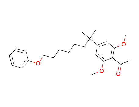 Ethanone, 1-[4-(1,1-dimethyl-7-phenoxyheptyl)-2,6-dimethoxyphenyl]-