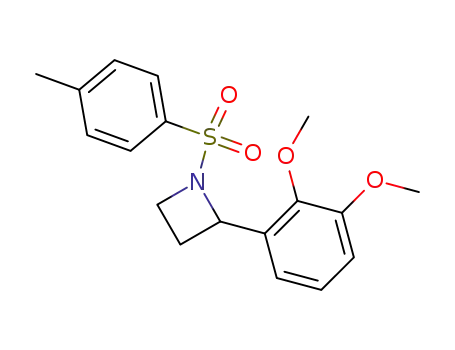 Molecular Structure of 824390-94-5 (Azetidine, 2-(2,3-dimethoxyphenyl)-1-[(4-methylphenyl)sulfonyl]-)