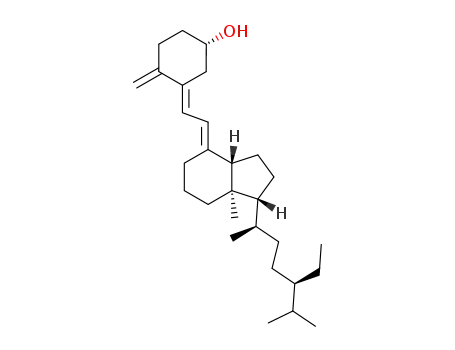 Molecular Structure of 865539-87-3 (9,10-seco-stigmasta-5(E),7(E),10(19)-trien-3β-ol)