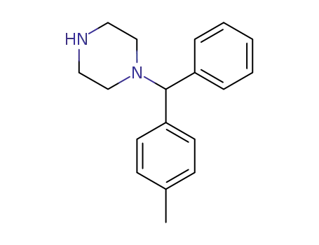 Molecular Structure of 68240-63-1 ([(4-METHYLPHENYL)PHENYLMETHYL]PIPERAZINE)