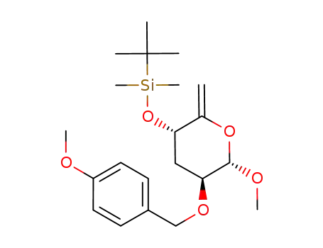 tert-butyl-[6-methoxy-5-(4-methoxy-benzyloxy)-2-methylene-tetrahydro-pyran-3-yloxy]-dimethyl-silane