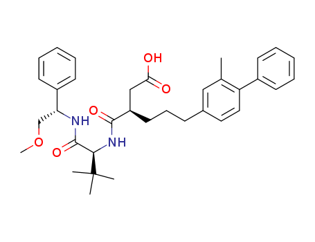(βR)-β-[[[(1S)-1-[[[(1S)-2-Methoxy-1-phenylethyl]amino]carbonyl]-2,2-dimethylpropyl]amino]carbonyl]-2-methyl-[1,1'-biphenyl]-4-hexanoic acid