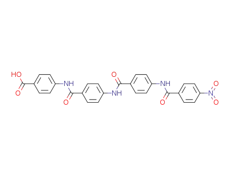 Molecular Structure of 851942-92-2 (4-{4-[4-(4-nitro-benzoylamino)-benzoylamino]-benzoylamino}-benzoic acid)