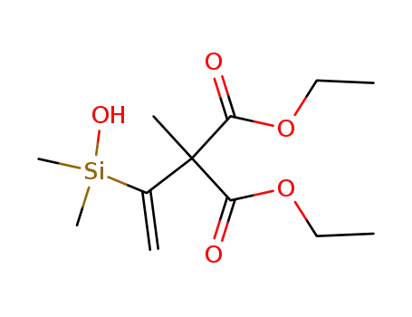 2-[1-(hydroxy-dimethyl-silanyl)-vinyl]-2-methyl-malonic acid diethyl ester