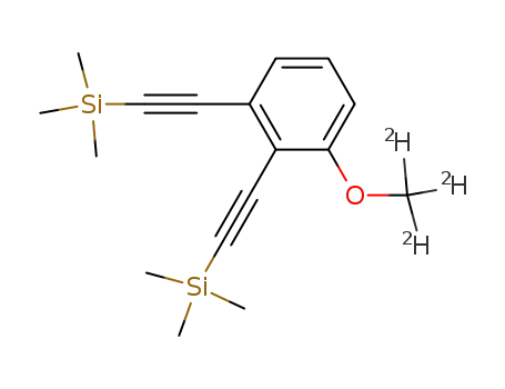 2,3-bis(trimethylsilylethynyl)-1-trideuteriomethoxybenzene