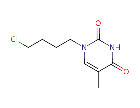 2,4(1H,3H)-Pyrimidinedione, 1-(4-chlorobutyl)-5-methyl-