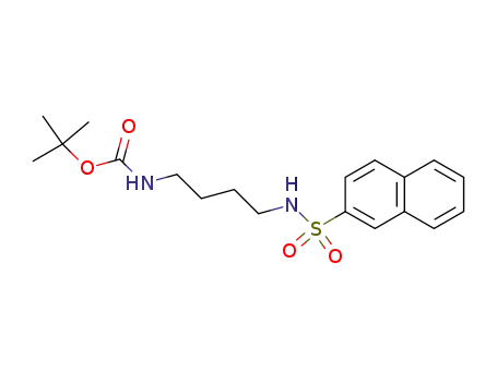 Carbamic acid, [4-[(2-naphthalenylsulfonyl)amino]butyl]-, 1,1-dimethylethyl ester