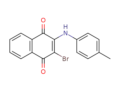 2-bromo-3-[(4-methylphenyl)amino]naphthalene-1,4-dione