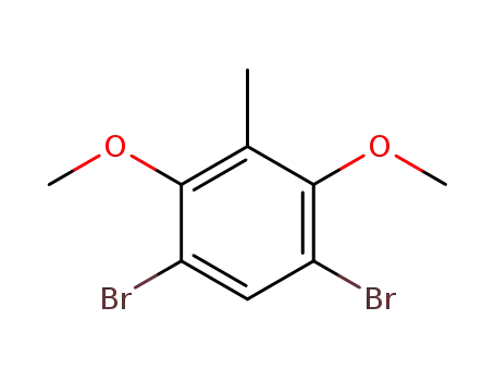 Molecular Structure of 28006-86-2 (Benzene, 1,5-dibromo-2,4-dimethoxy-3-methyl-)